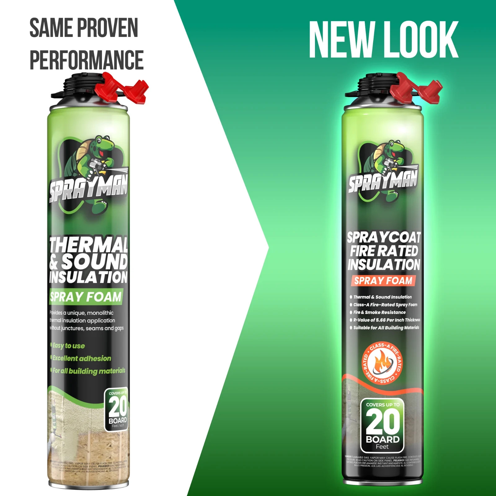 Sprayman Spraycoat Fire Rated Closed Cell Insulation Foam Kit 27.1oz 24 Pack