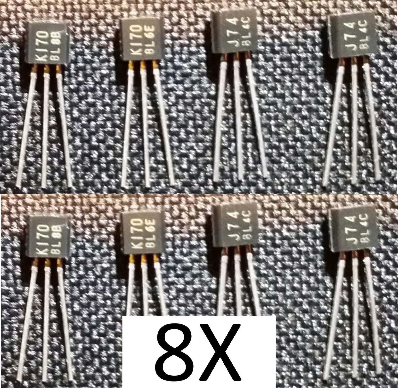 Toshiba 2SJ74 + 2SK170 LAB MATCH OCTET to 0.03mA / 4mV (9.6-11.0mA range «BL»)
