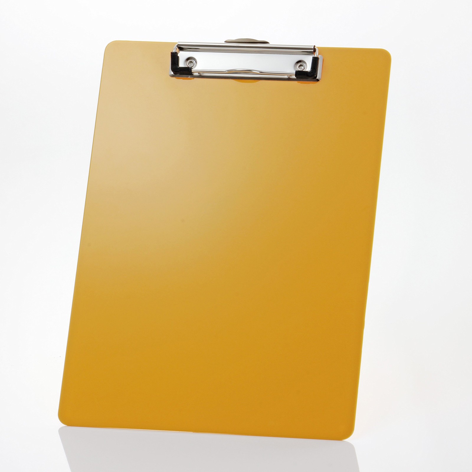 Recycled Plastic Clipboard Letter Size Yellow 83062 Memo Office Board