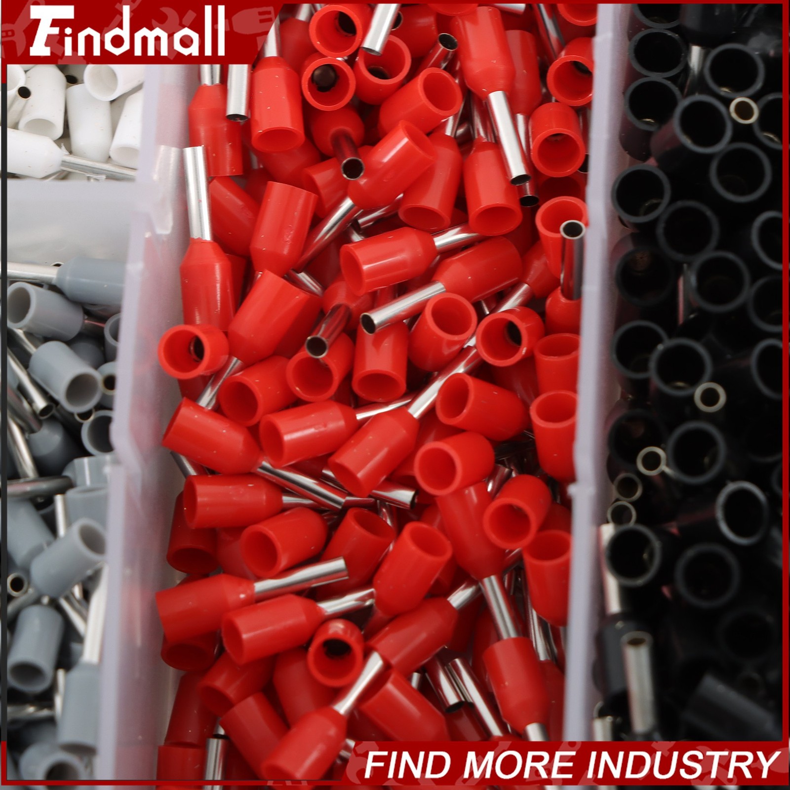 Findmall Self-Adjustable AWG 23-7 Ferrule Crimping Tool Kit W/ 1200Pack Ferrules