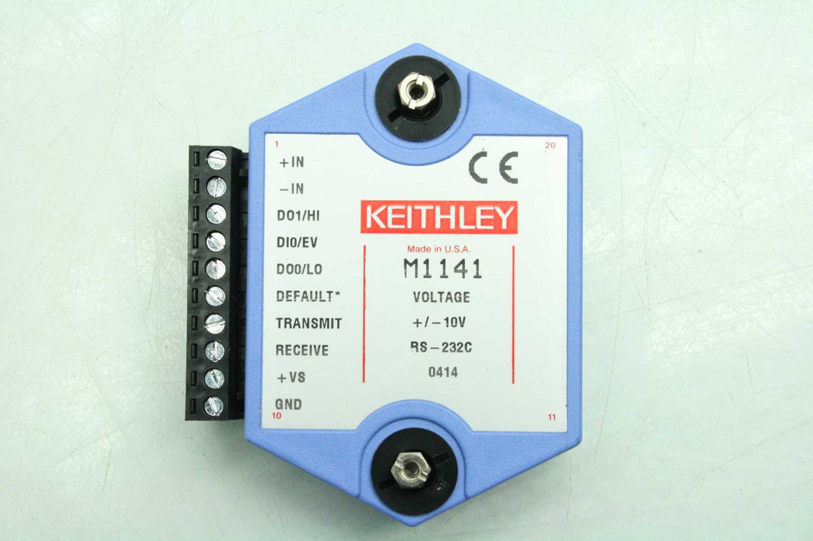Keithley M1141 Analog +/- 10V Input Module with Serial RS232 Output