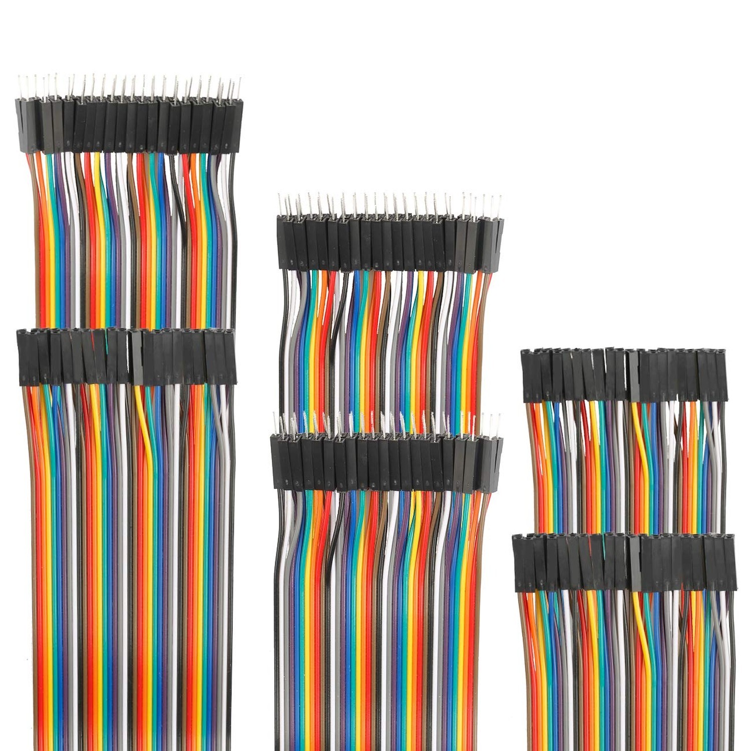 120pcs 30cm Breadboard Jumper Wires Assorted Kit,10cm 15cm 20cm 40cm 50cm 100…