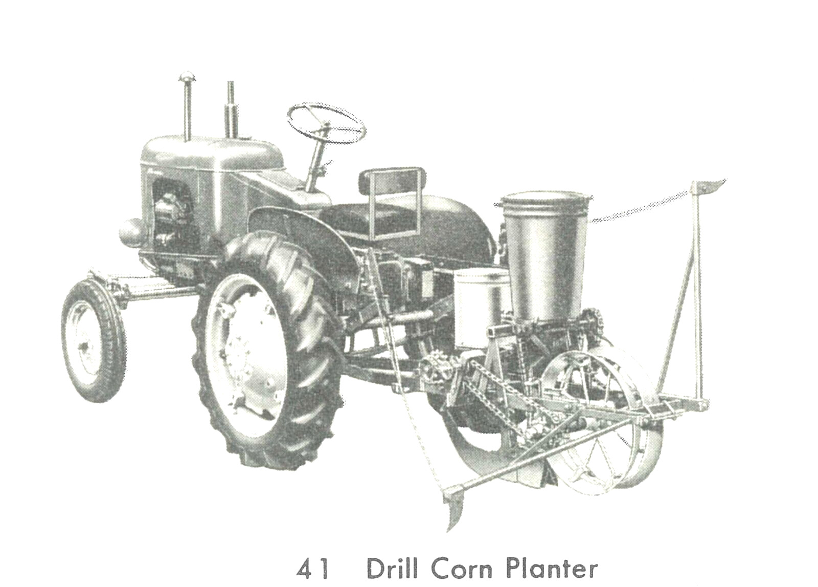 The Massey Harris 1-2 Plow Pacer Tractor Color Brochure MH Pacer-16 Row Crop