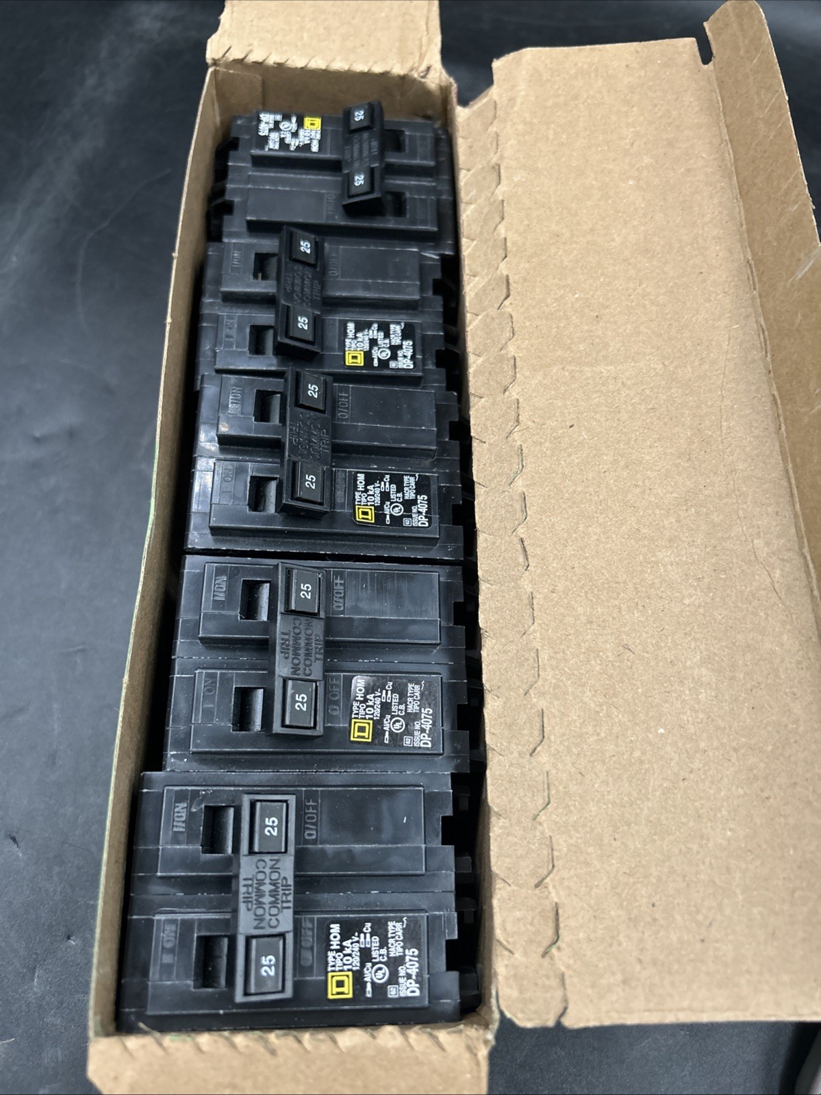 Homeline 25 Amp 2-Pole Circuit Breaker(Hom225Cp) Pack Of 5