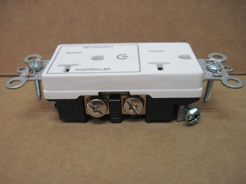 Legrand 26352CHW White Half Controlled Duplex Receptacle 2p 3w 5-20R **BOX OF 10