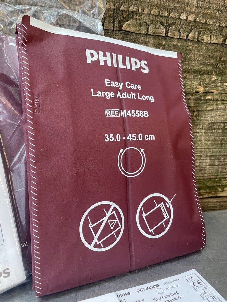 Philips M4558B LARGE ADULT LONG Cuff Easy Care Blood Pressure Cuff 35-45cm