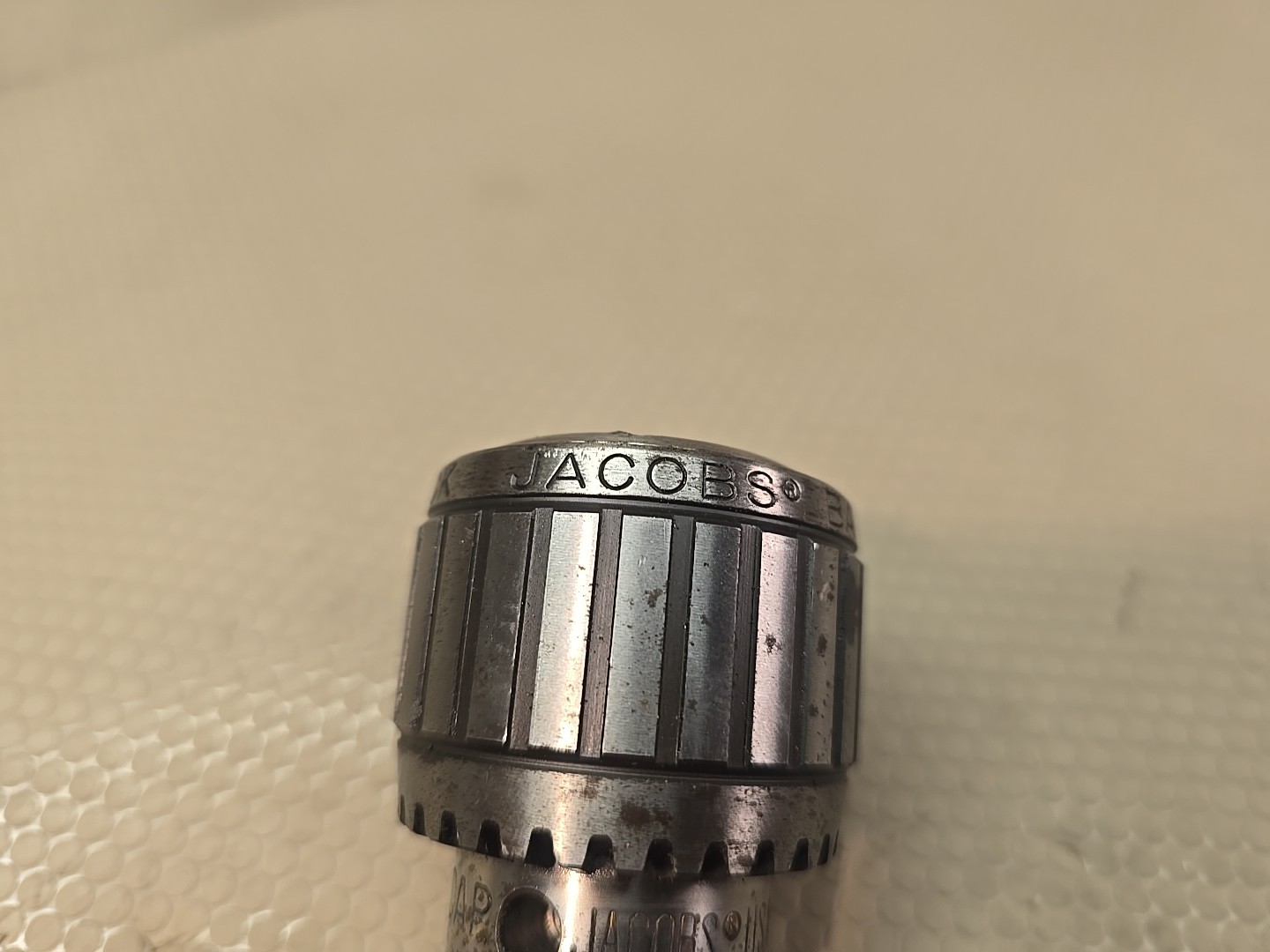 JACOBS 11N BALL BEARING SUPER DRILL CHUCK 0-3/8″ 0-10mm CAP JACOBS TAPER #2 JT2
