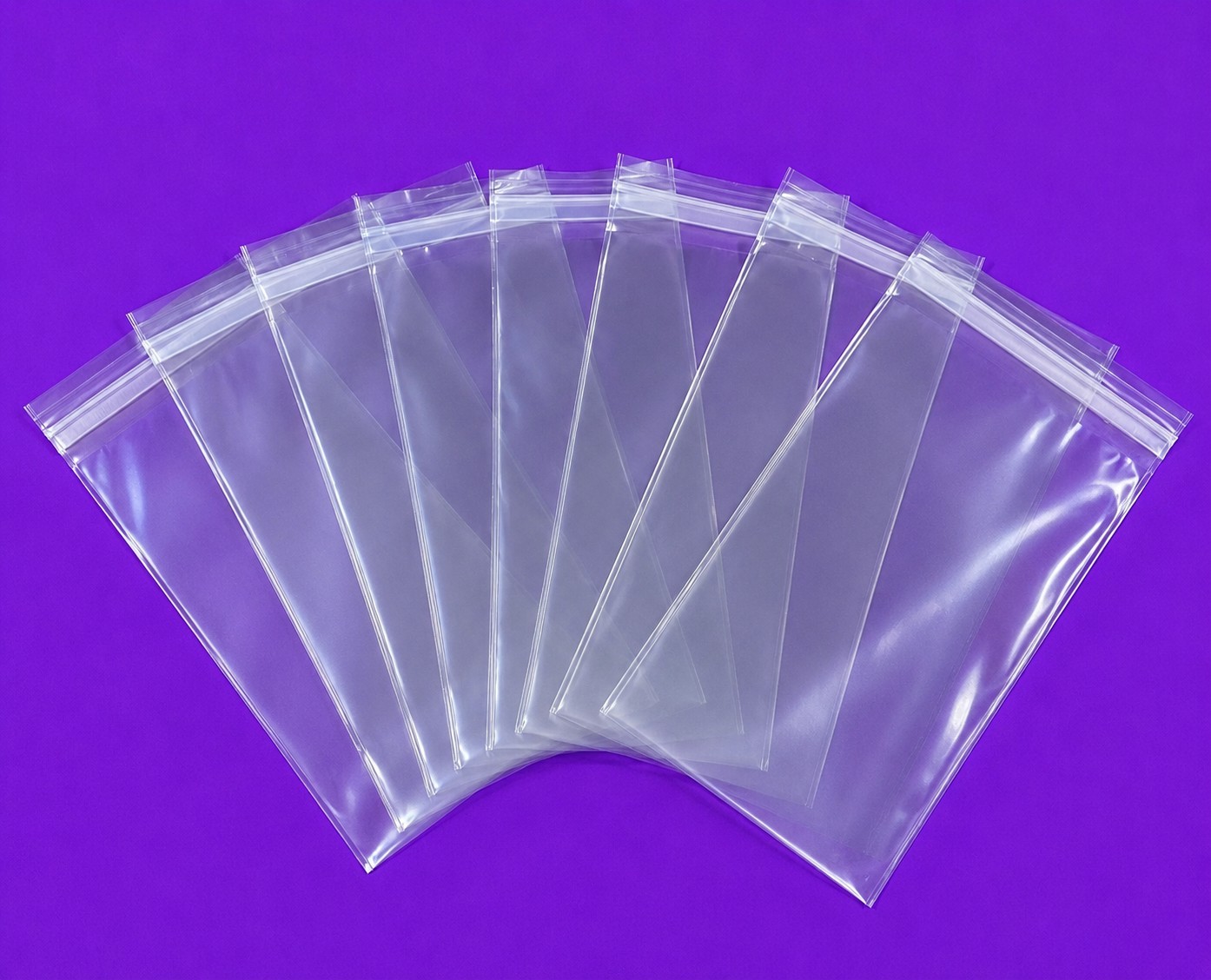 100 Clear Resealable Polypropylene Bags 1.6 Mil 5 7/16” x 7 1/4” – Fits 5×7