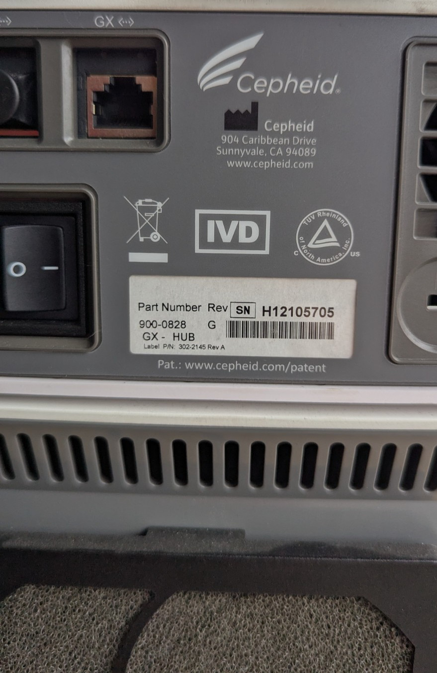 Cepheid GeneXpert Xpress IV-4 Module Molecular Diagnostic System Unlocked