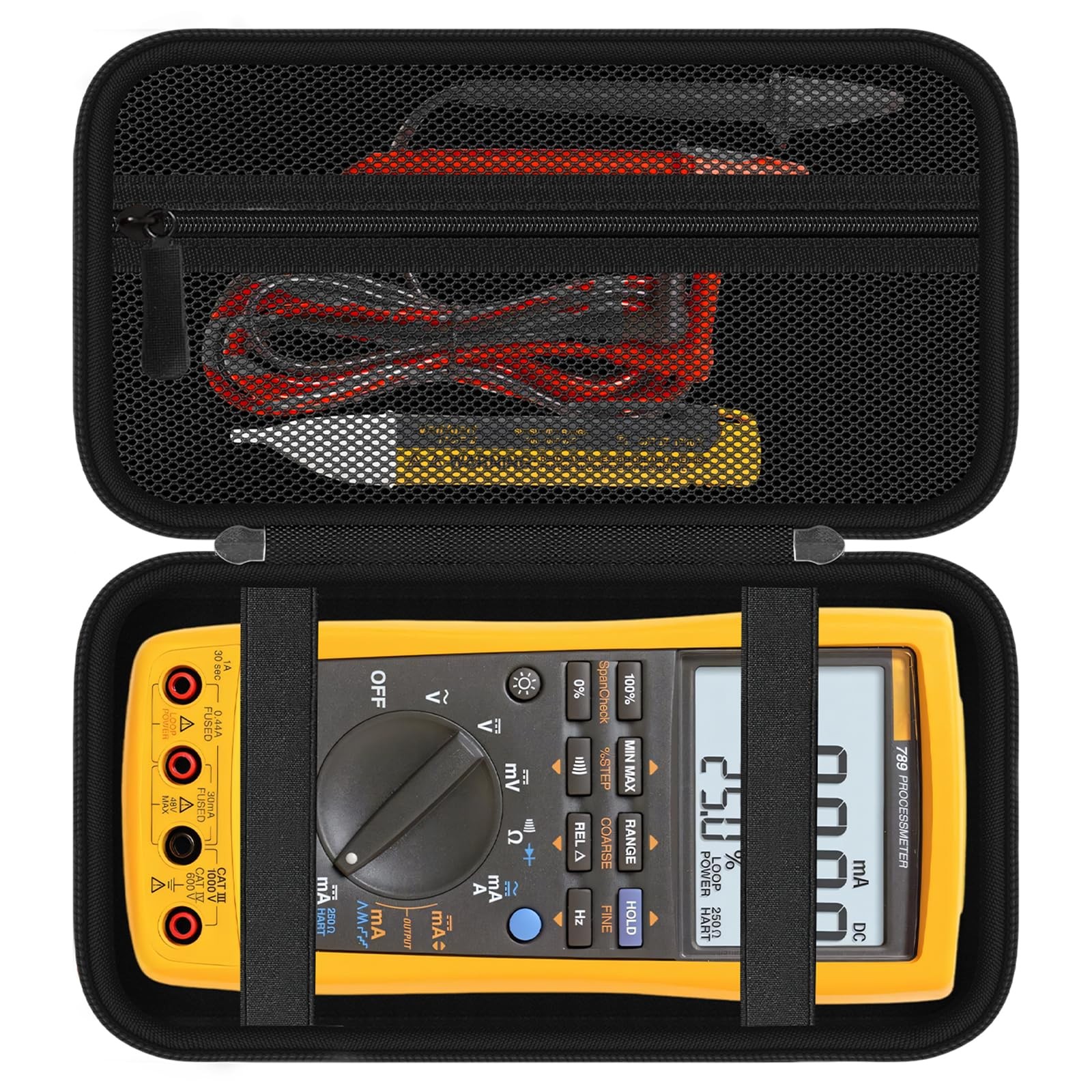 Carrying Case for Fluke 789/ 787B/ 787/287/ 289/1587 FC/ 87-V/ 87V Max/ 88V/ …