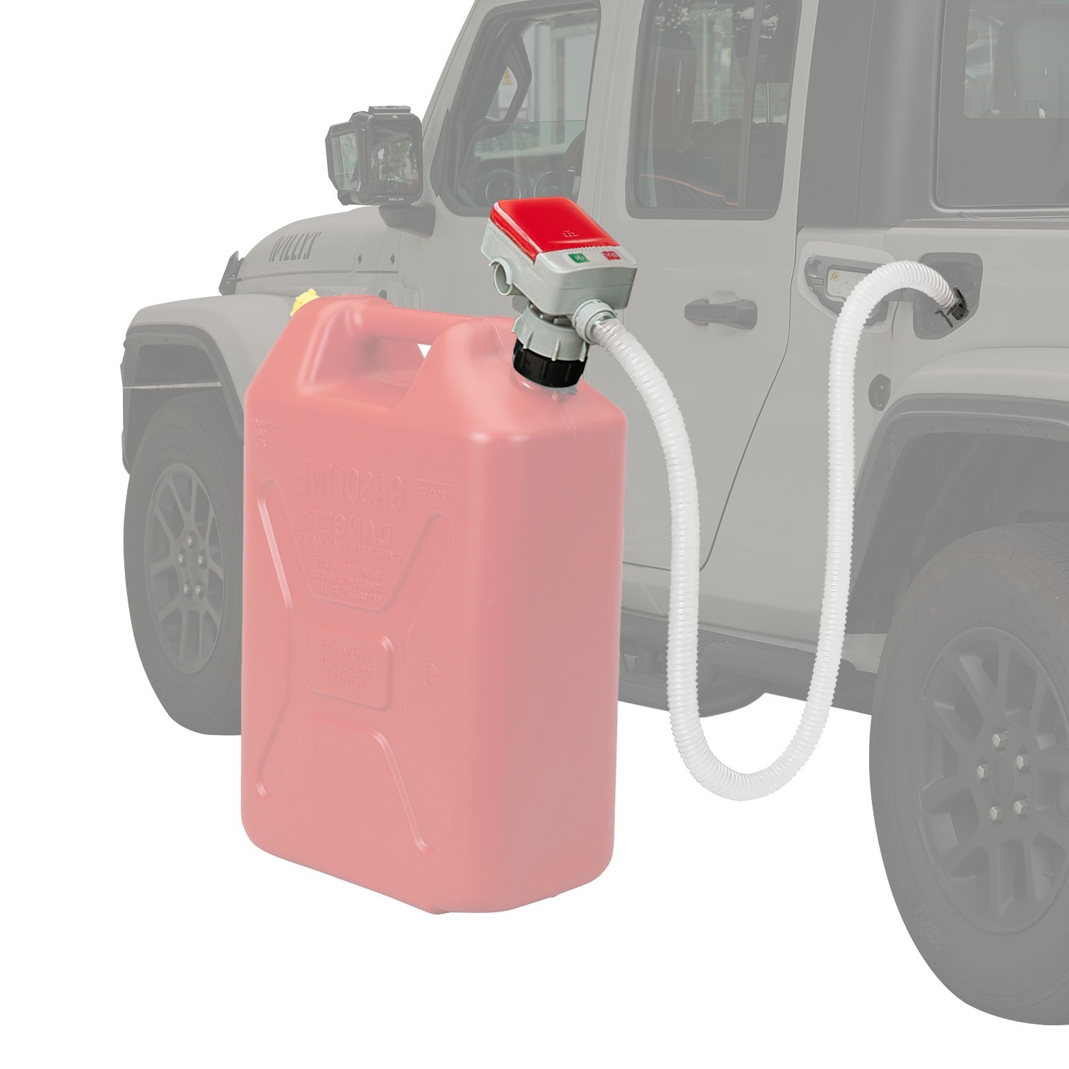 2.4 GPM Battery Powered Electric Fuel Transfer Pump For Gas Oil Water Liquid