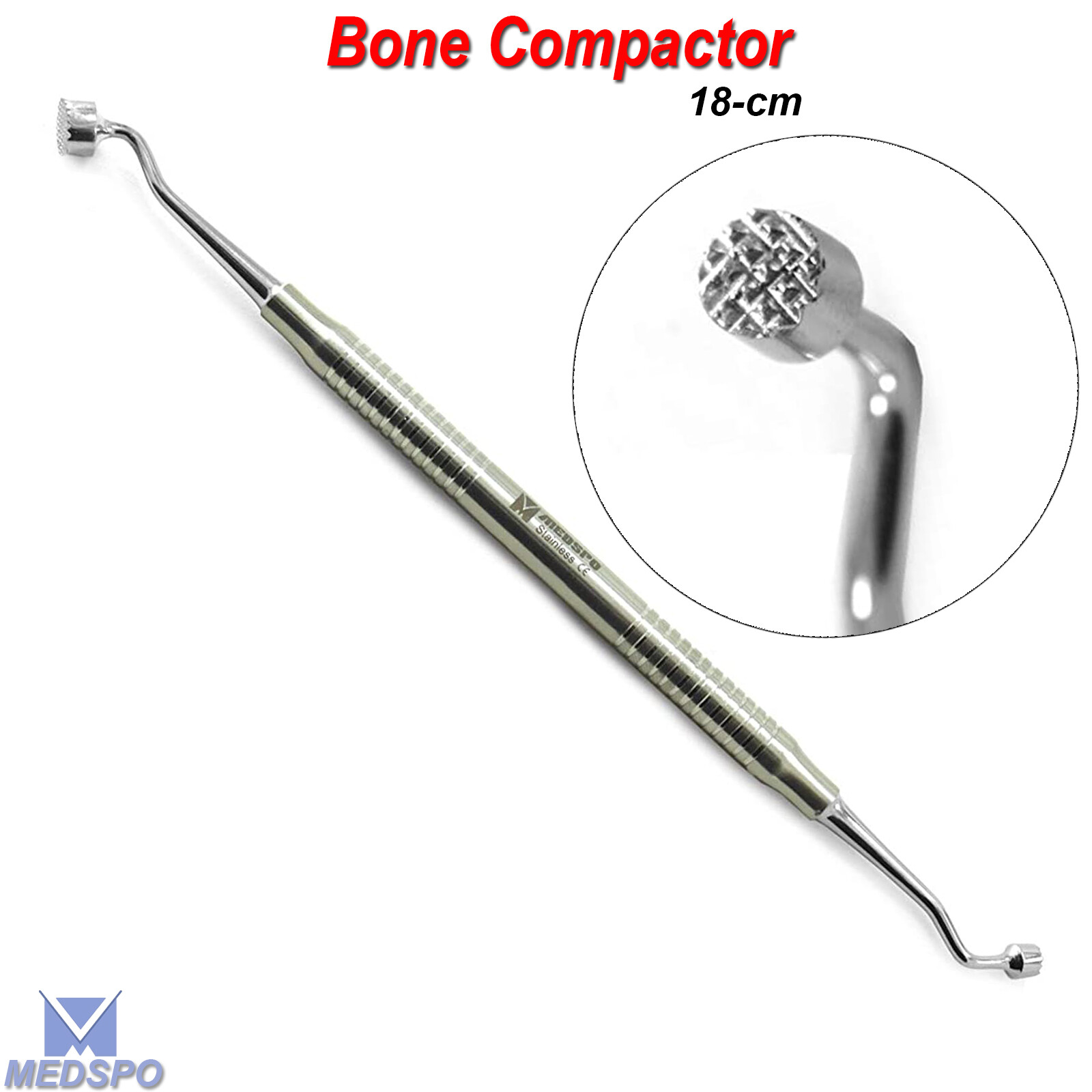 Orthopedic Surgery Implant Bone Graft Compactor Plugger Condenser Dental Tools