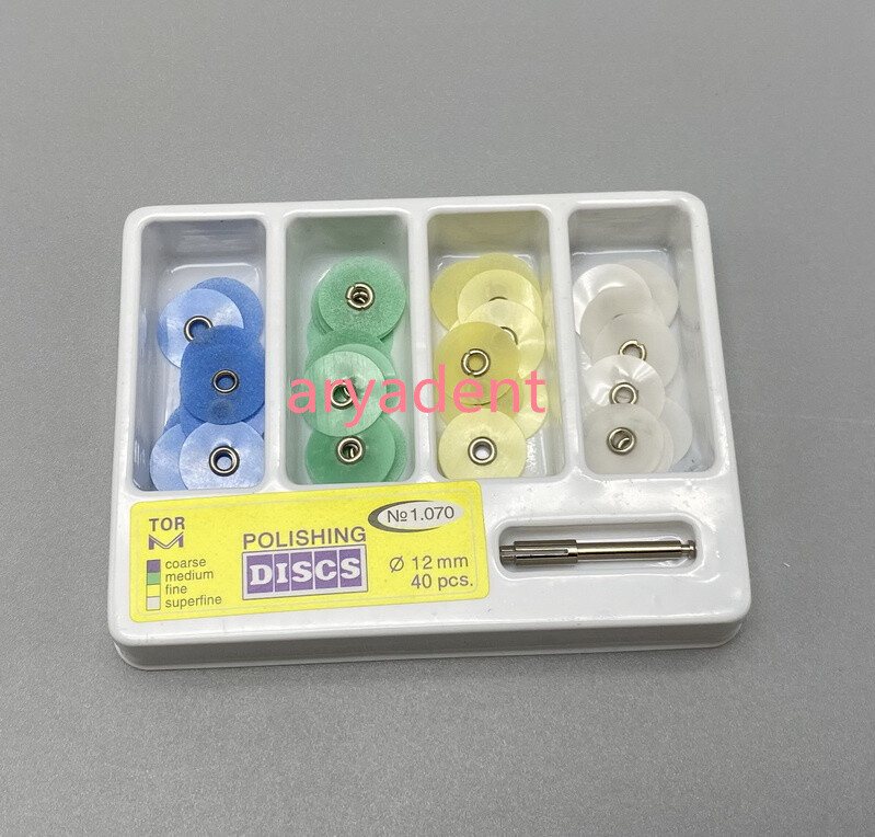Dental Composite Resin Finishing Polishing Discs Strips + Mandrel Assorted Set