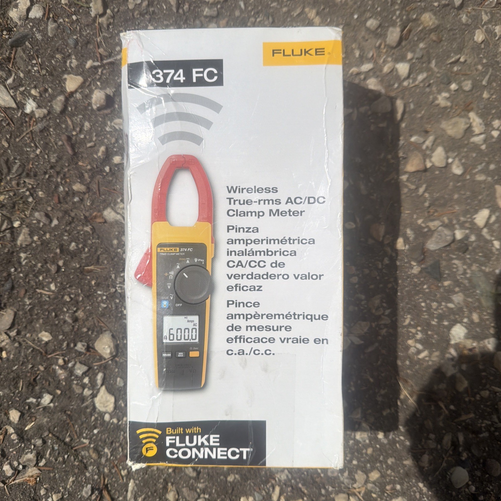 Fluke 374 FC 600A AC/DC TRMS Wireless Clamp Meter New FLUKE 374FC