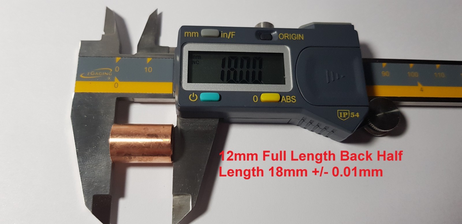 12mm Copper Laser Diode Mount Blank Modules – 3.8mm – 5.6mm – 9mm – DTR-CLMV5-12