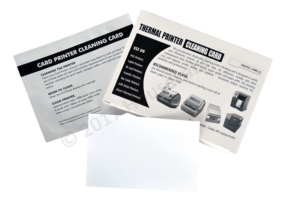 25 DYMO Compatible 60622 CLEANING CARDS, 4″ x 6″ Works Great For DYMO 1744907