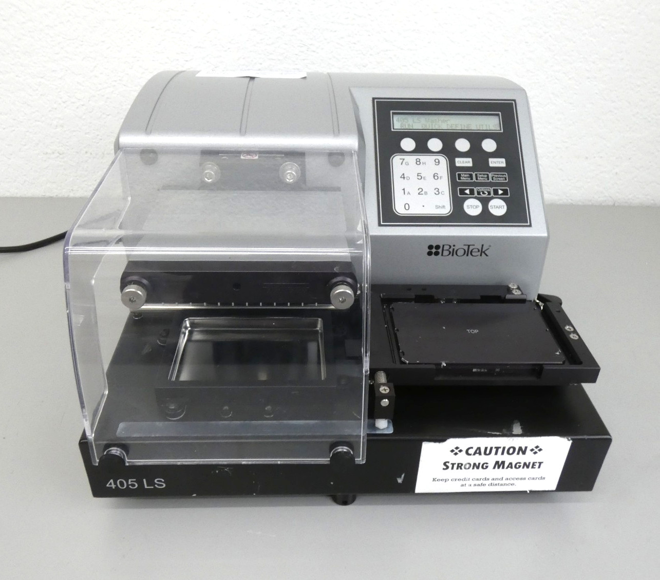 Biotek ELx405LSRS Microplate Washer w/ Magnetic Plate Carrier