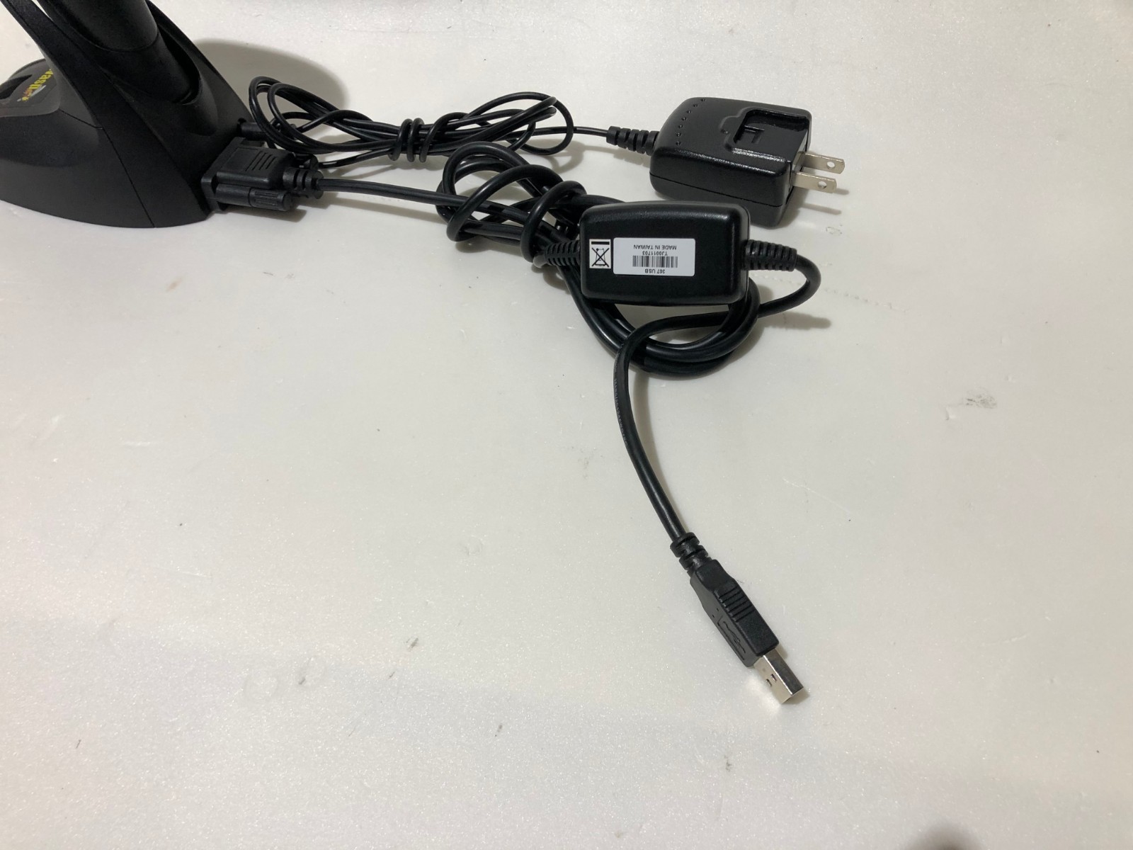 Wasp Wireless Barcode Scanner WWS-800 C Scanner Cradle Power Adapter Data Cable