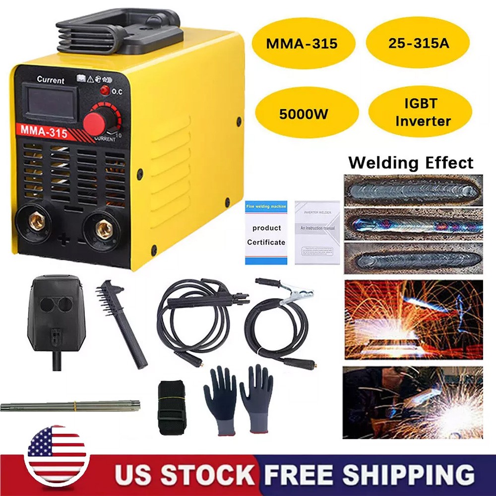 110V 300AMP Mini IGBT ARC Welding Machine Inverter DC MMA Electric Welder Stick