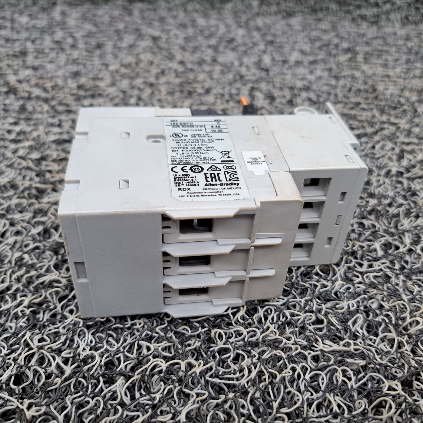Allen-Bradley 193-EEFD Ser C, E1 Plus Overload Relay