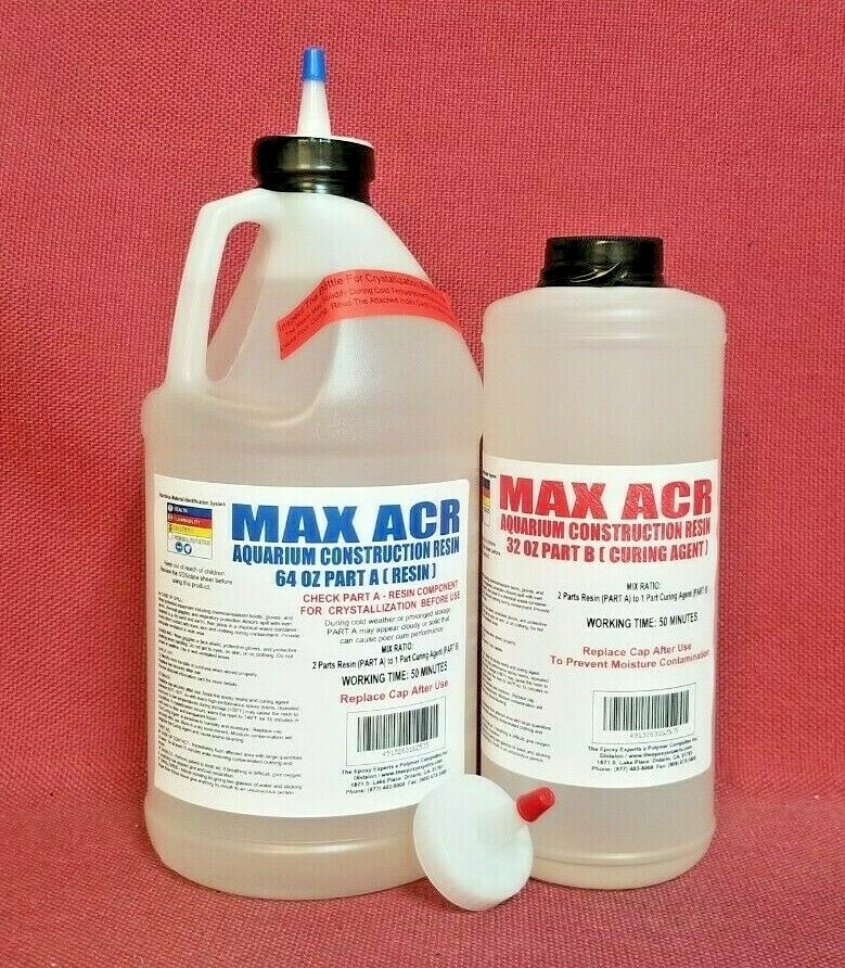AQUARIUM SAFE EPOXY RESIN REPAIR BUILD 4 COATING & FIBERGLASSING WOOD SEALING