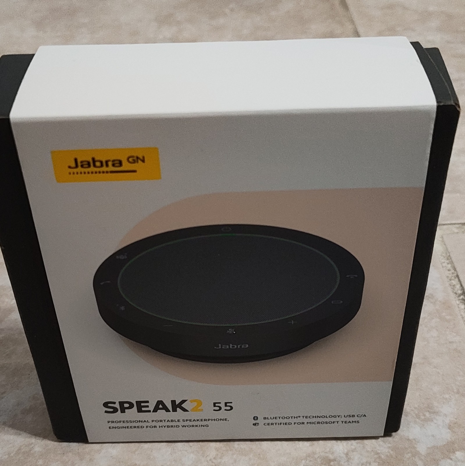 Jabra Speak2 55 Portable Conference Speakerphone Bluetooth USB-C USB-A Open Box
