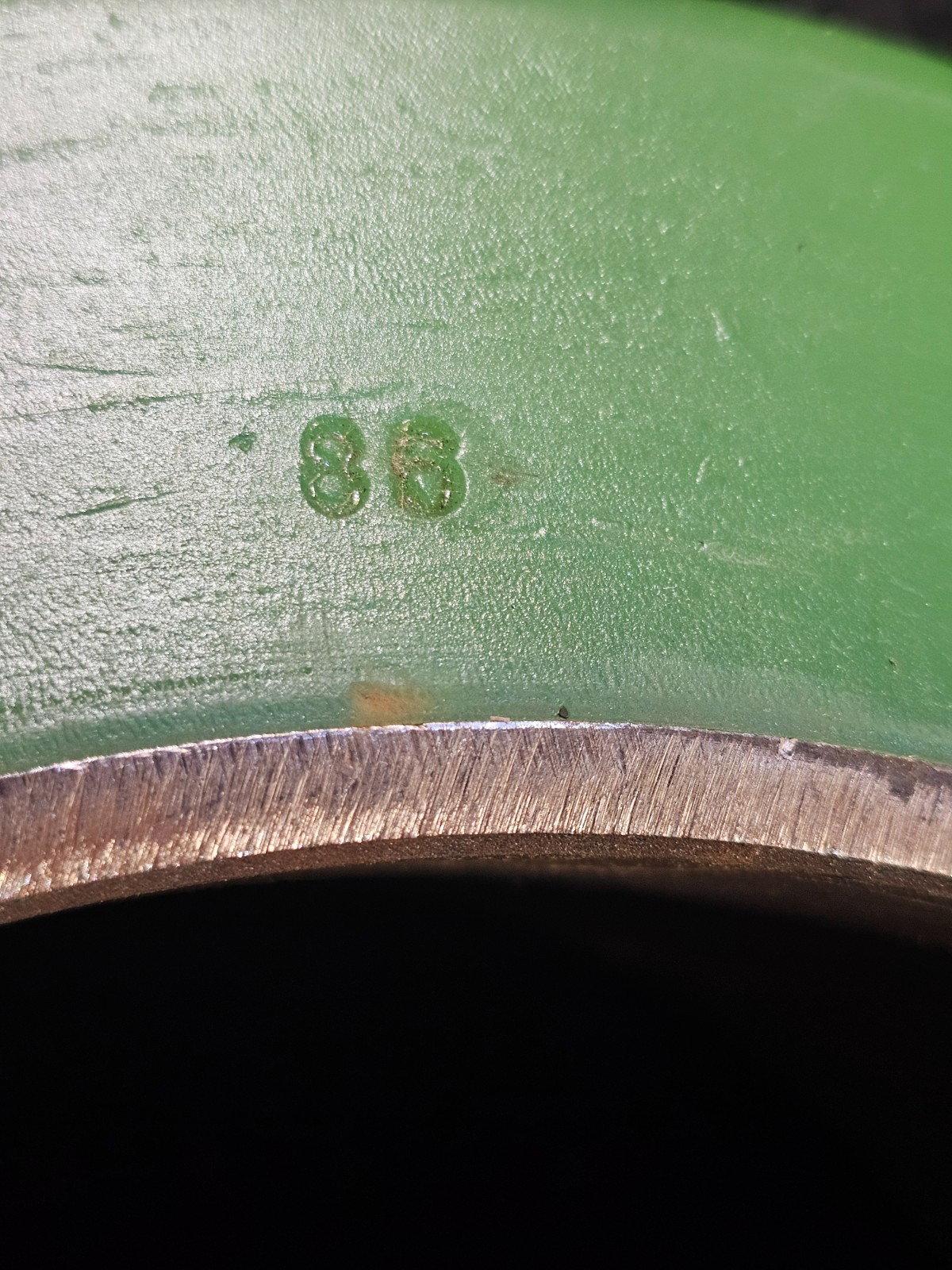 (QTY 1) Superior Tire P21600701055 Green Smooth Press-On Forklift Tire 16x7x10.5