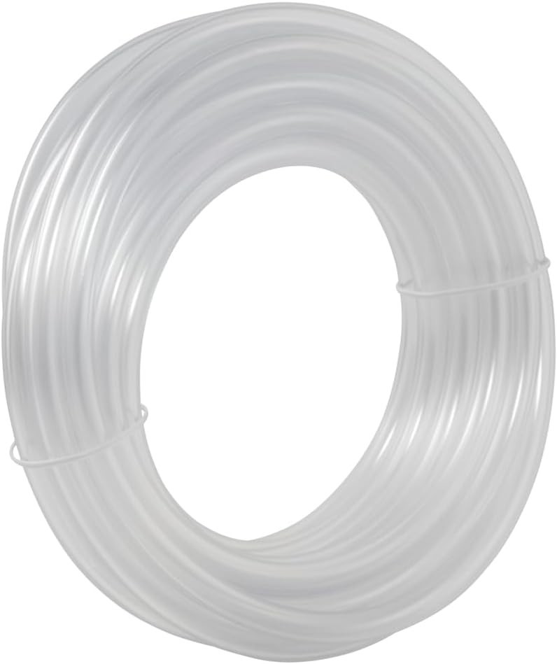 20-Foot Clear PVC Vinyl Tubing, 3/16 Inch ID, Multi-Purpose