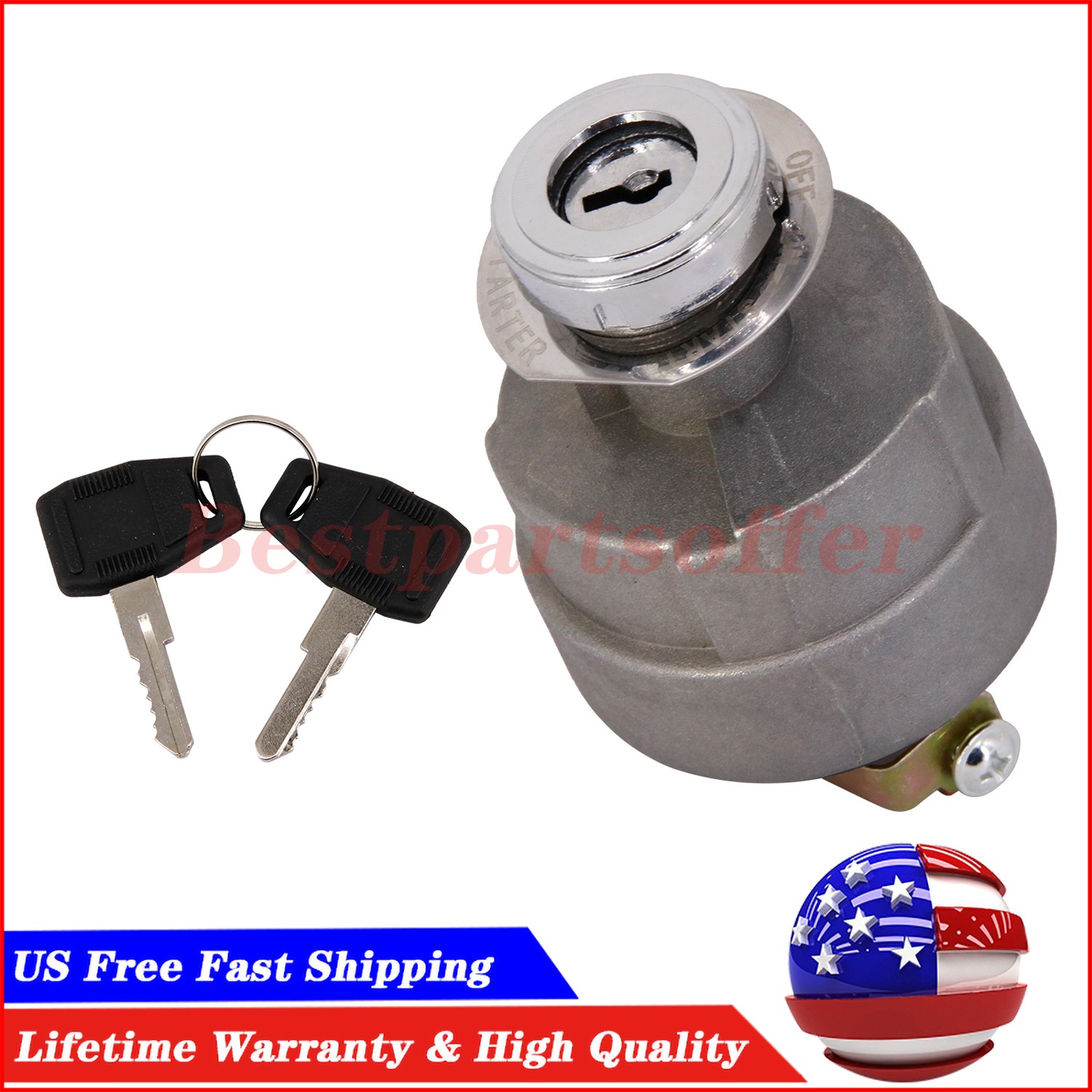 FOR MITSUBISHI CATERPILLAR FORKLIFT IGNITION SWITCH NEW 91205-14900 91106-07400