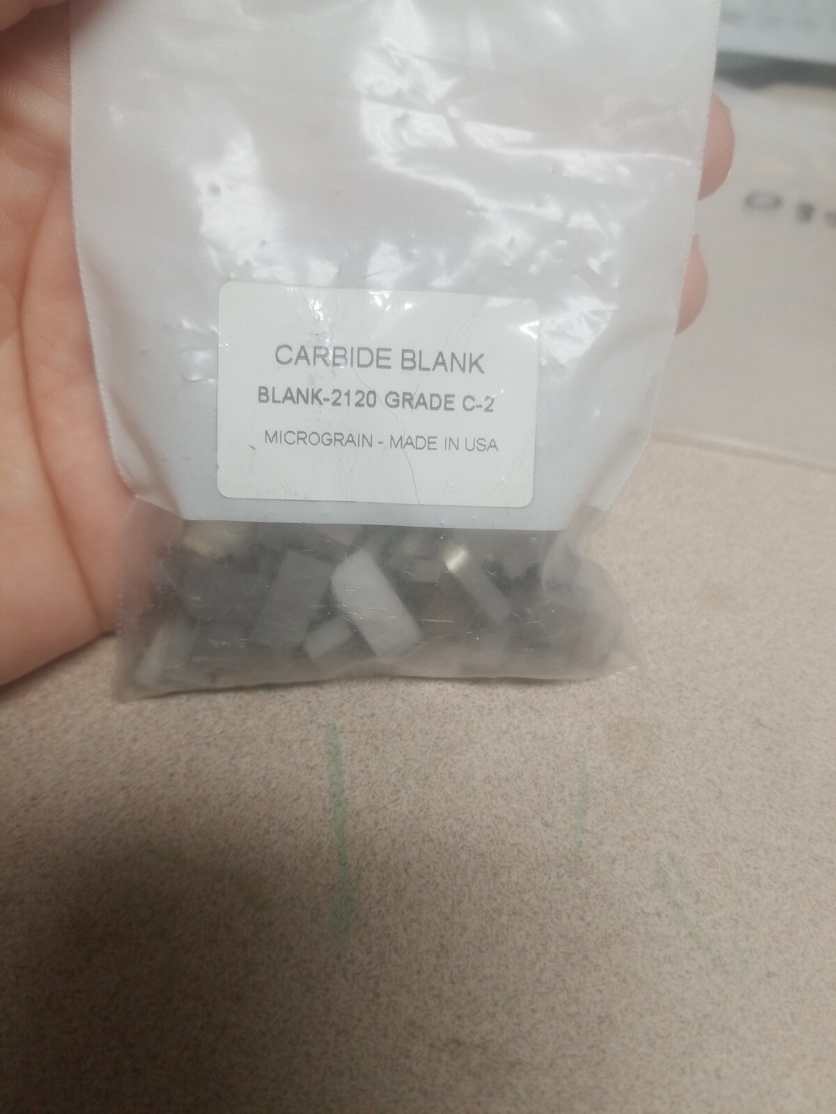 48pcs-Monster Tools Carbide Blank-2120 Grade C-2 (0.004 to 0.015 In.6-8% cobalt)