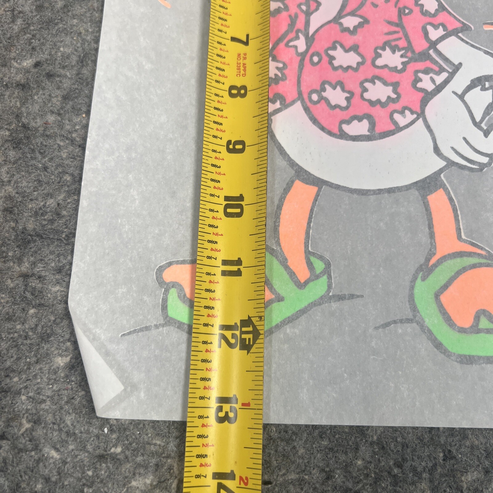VTG Original 1980’s Neon Beer Party Duck Iron On Transfer ~12″ x 6.5″