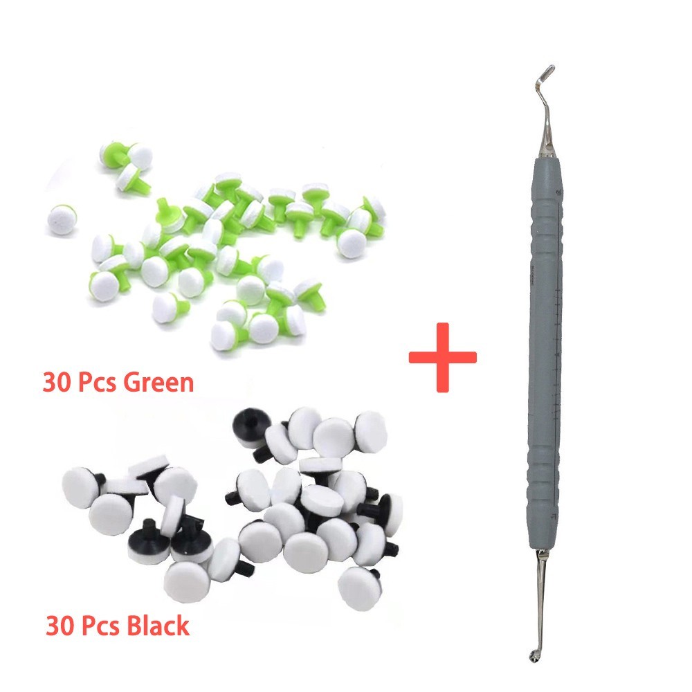 Dental OptraSculpt Foam Pads & Spatula Handle Kit Veneer Composite Resin Filling