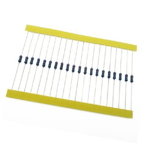 100PCS 1KΩ 1K Ohm 1/4W 0.25W 1% accuracy Metal Film Resistors RoHS R-MF