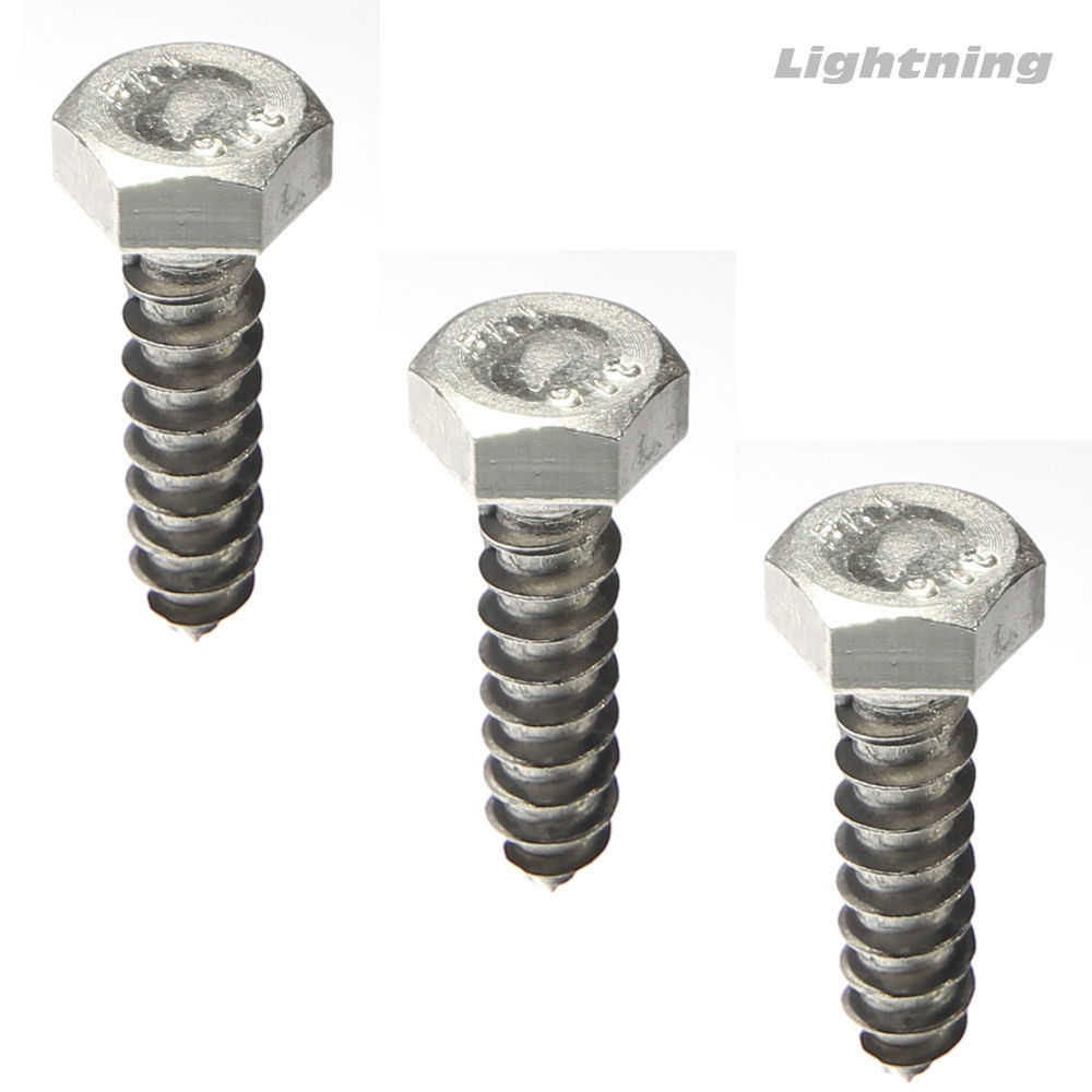 316 Marine Grade Stainless Steel Hex Head Lag Bolt Screw 5/16 x 1-1/4» Qty 50