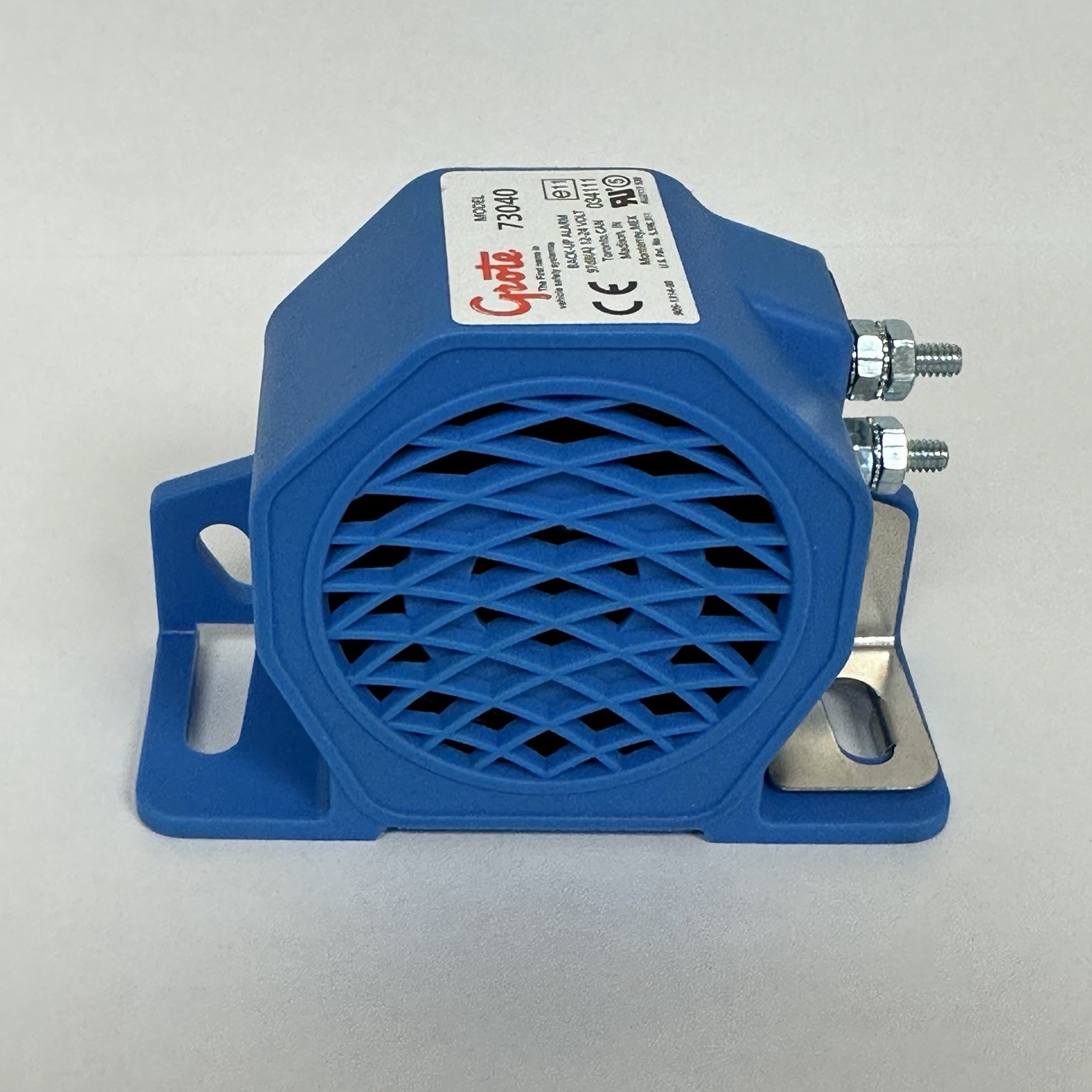 Grote 73040 Back Up Alarm, Self-Grounding, 97Db, Blue