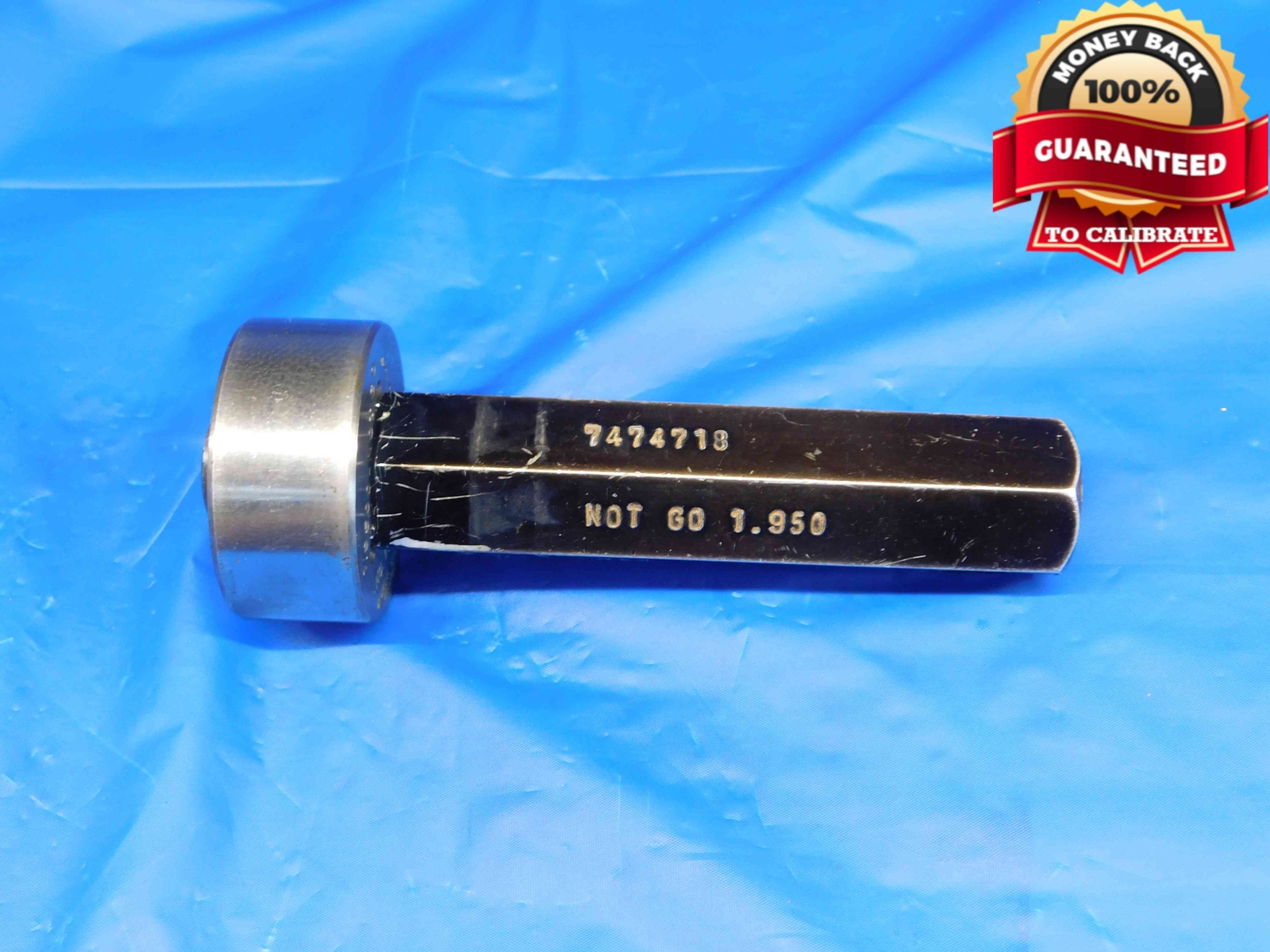 1.9500 CARBIDE PIN PLUG GAGE 1.9531 -.0031 OVERSIZE 1 61/64 49.530 mm 1.950