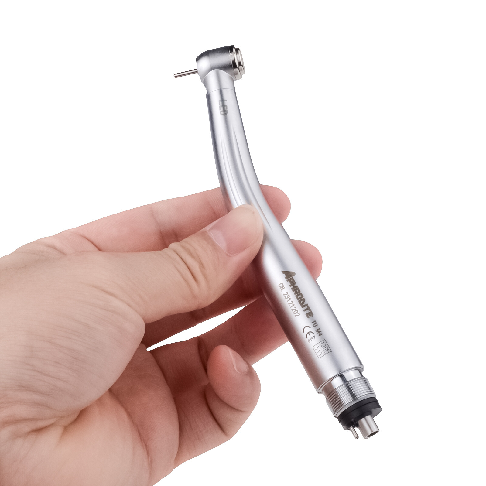 Dental High Speed Handpiece LED E-generator Push Button 3 Water Spray 4H US