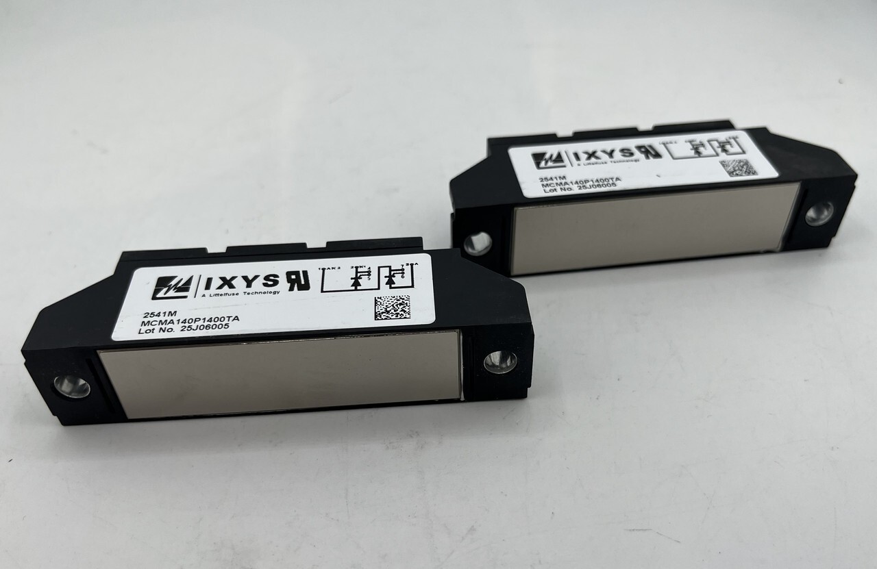 LOT OF 2 IXYS THYRISTOR POWER SCR MODULE MCMA140P1400TA 2541M 1.6KV 220A-240AA