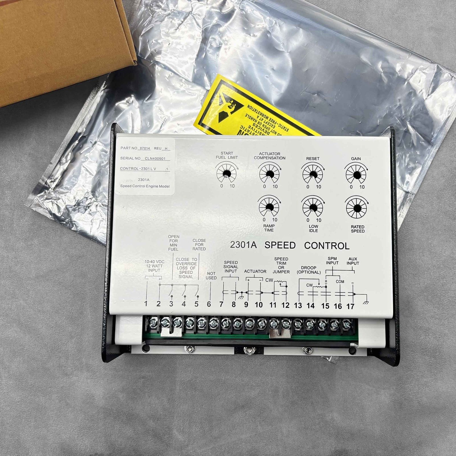 Brand New Equal 9907-014 Speed Controller 2301A Replacement WOODWARD 9907014