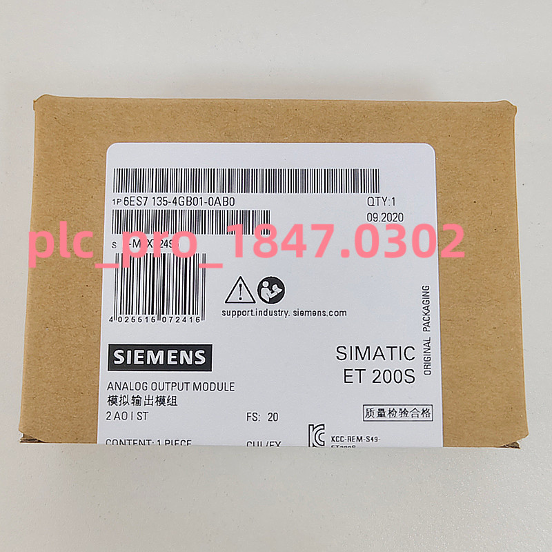 6ES7135-4GB01-0AB0 1PCS Brand New SIEMENS 6ES7 135-4GB01-0AB0 Fast delivery