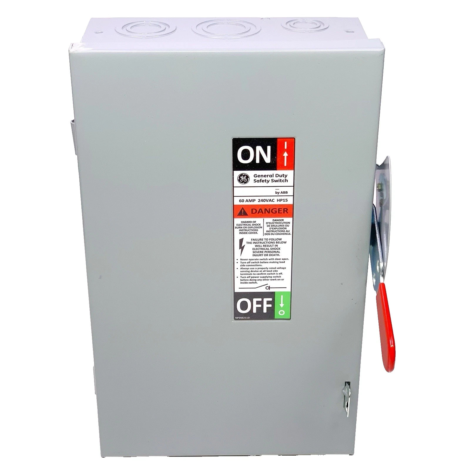 GE TGN3322 60 amp 3P 240v NON Fused Indoor Disconnect Switch **BRAND NEW**
