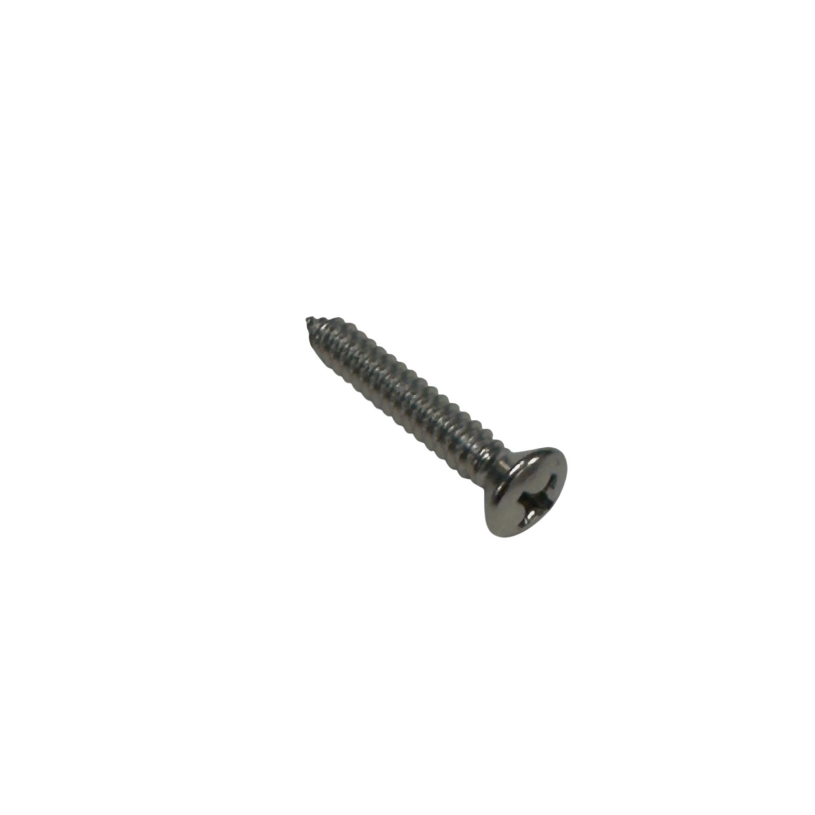 Sheet Metal Screws 1/4 in x 1-1/2 in Stainless Oval Head Phillips Drive 15 Pack