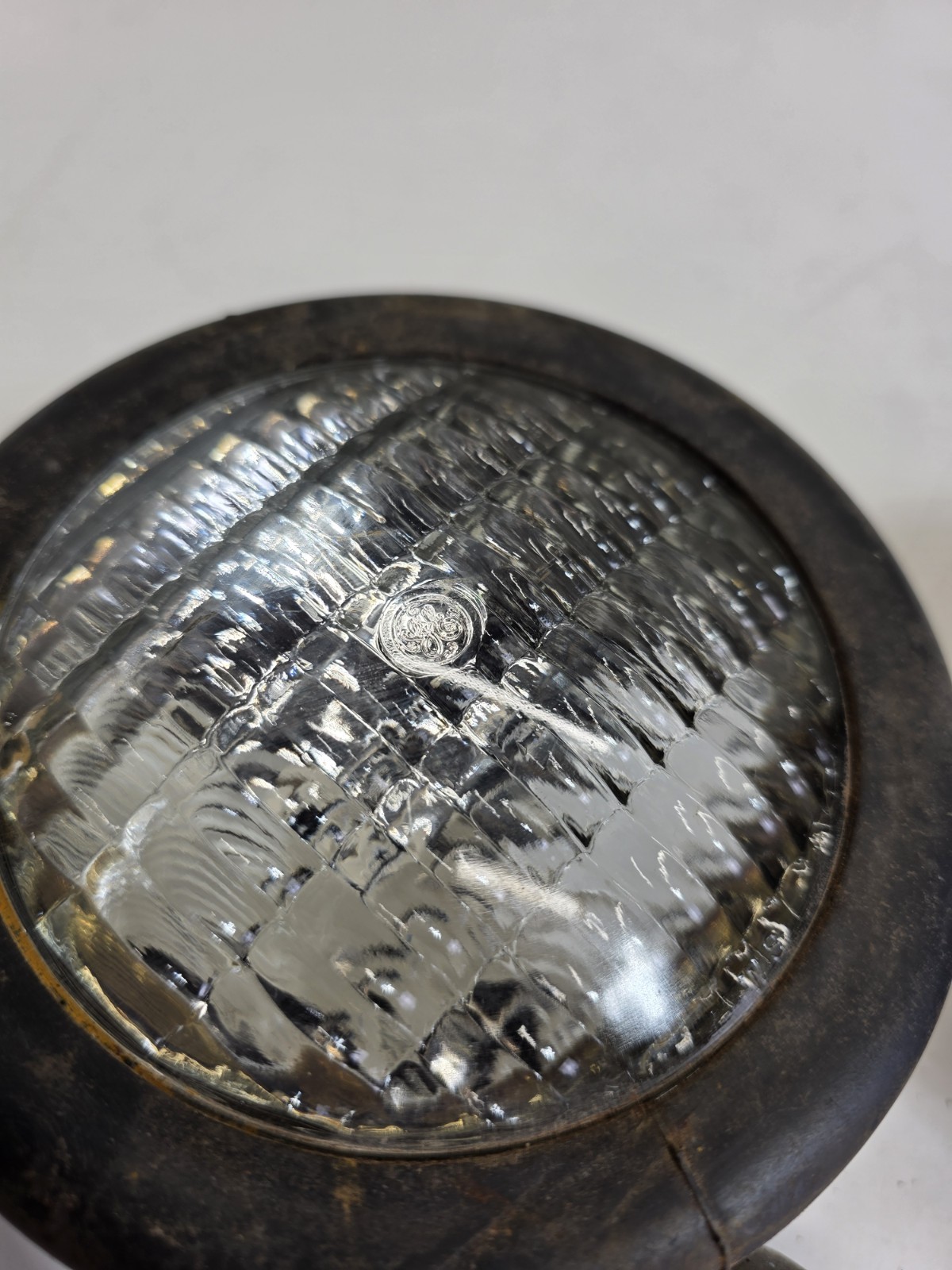GE Vintage Tractor Lights Untested. Probably Need New Bulbs And Wiring