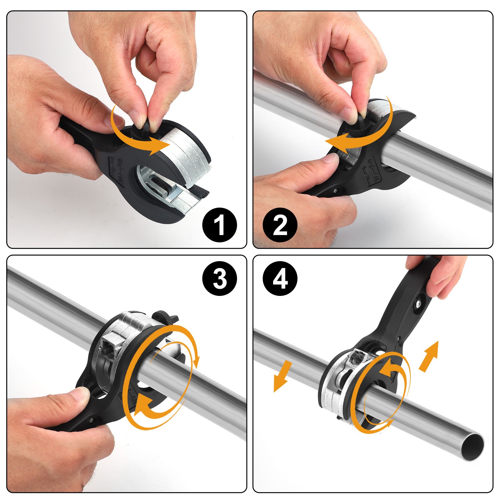 Ratchet Pipe Cutting Tool 5/16″ – 1-1/8″ PVC Copper Aluminium Tube Cutter Tool