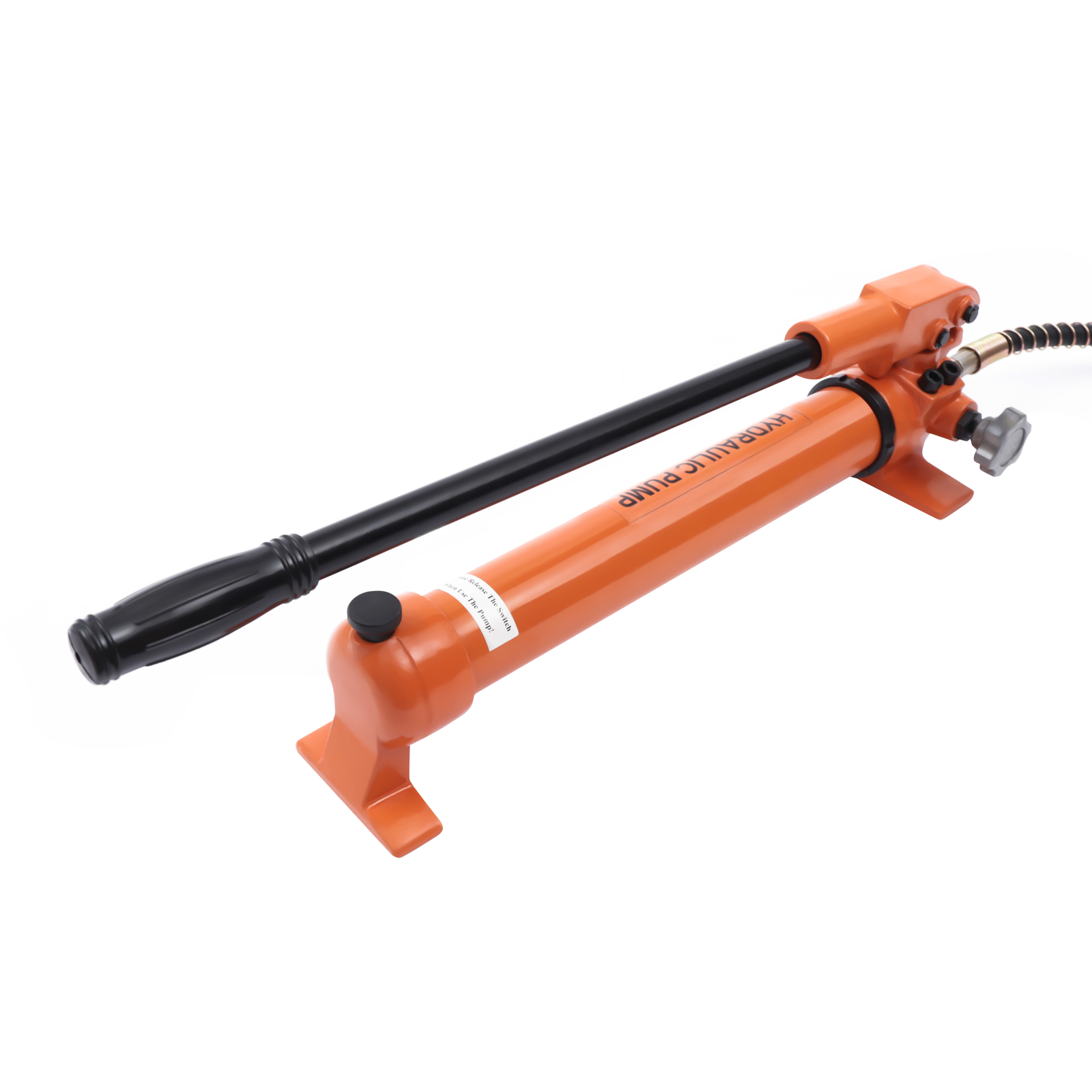 Manual Hydraulic Hand Pump Set 10000psi Oil Storage 900CC 10&4 Ton 2 Speed USA