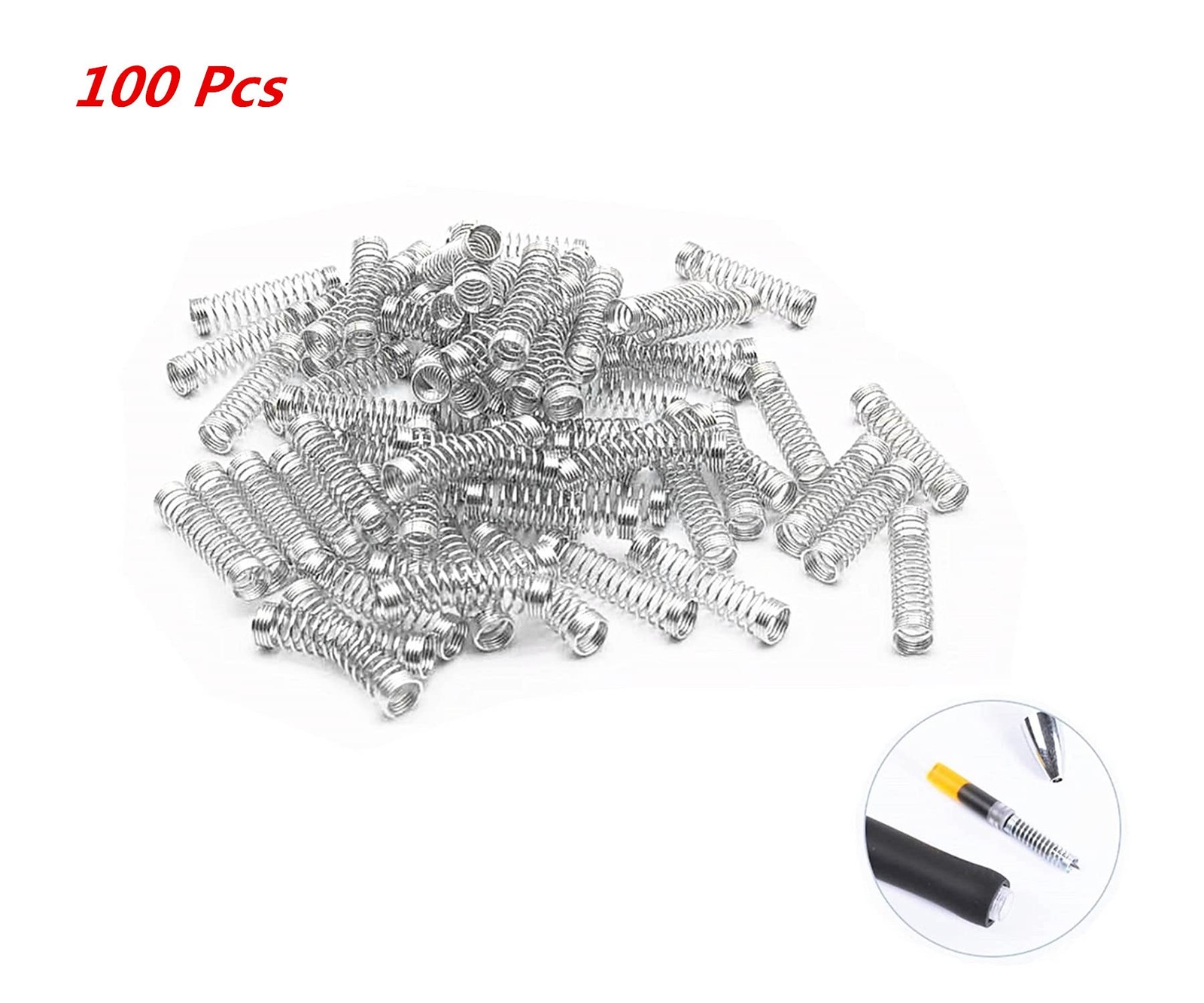 XJSXZC 0.016 ” Wire0.18 Out Diameter0.7 Lenngth Galvanized Ball Point Pen Sp…