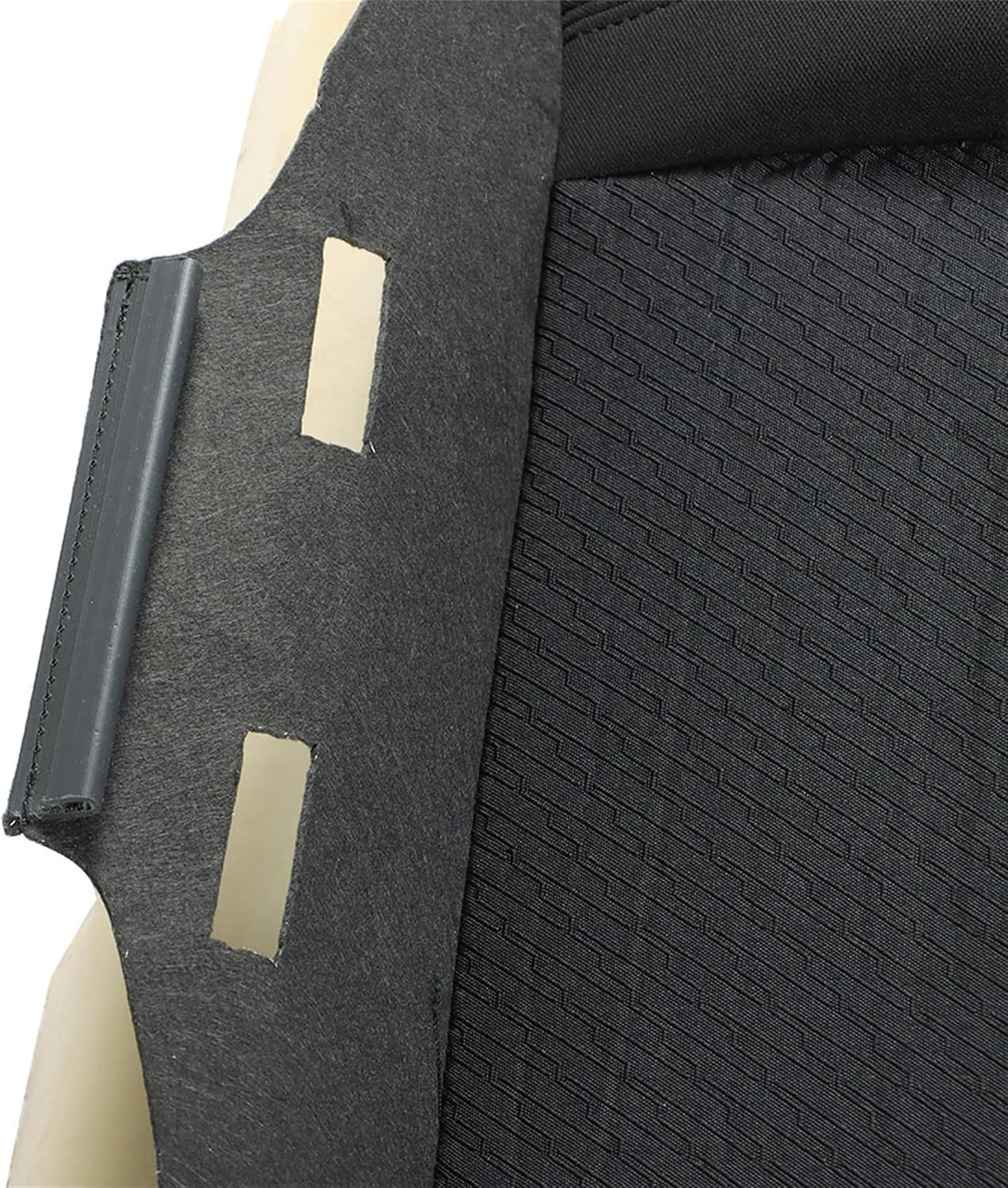 Front Driver Bottom Cloth Seat Cover with Foam Cushion for Silverado 2007-2014