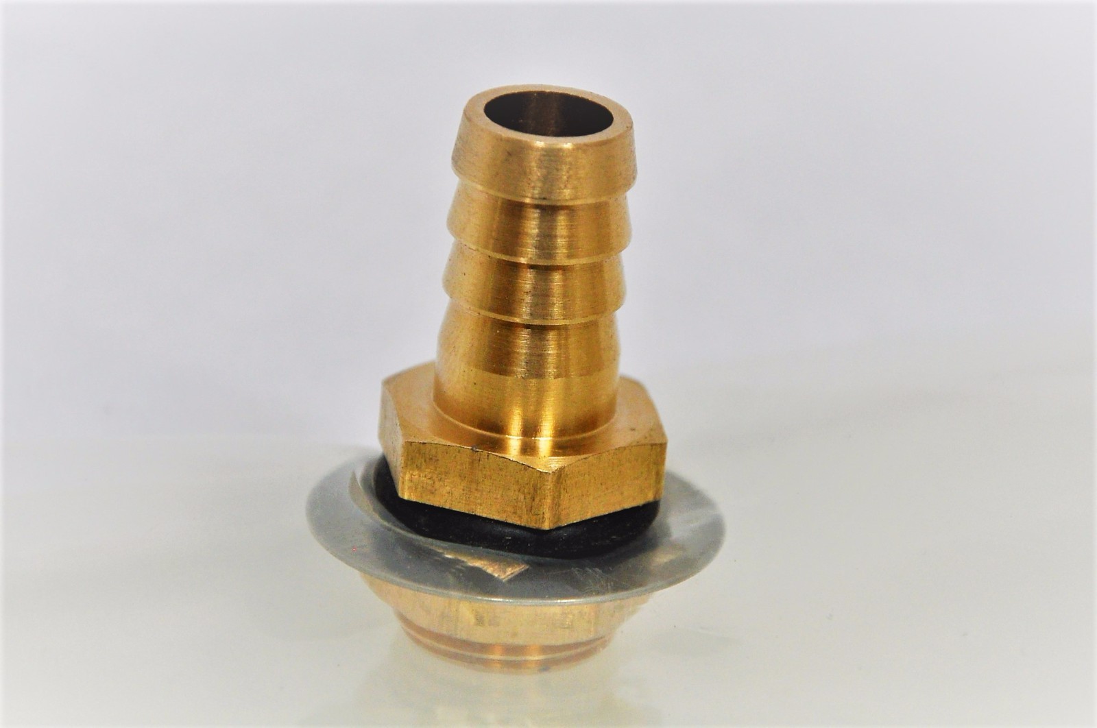 Vacuum Bagging Fitting Adapter Chuck Locking Nut Sealer Washer Brass 1/2″ Barbed