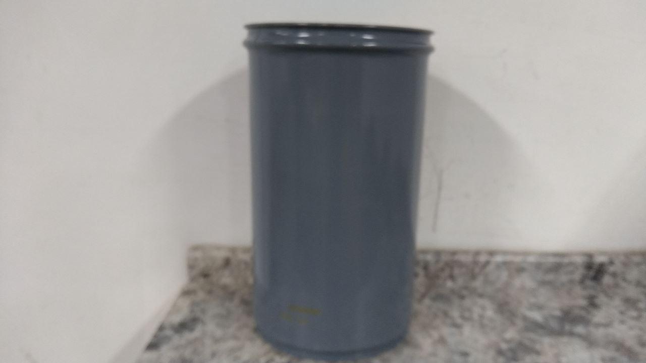 Justrite 26415 15 Gal Cap 27-3/4 In H Gray Fire-Resistant Trash Can