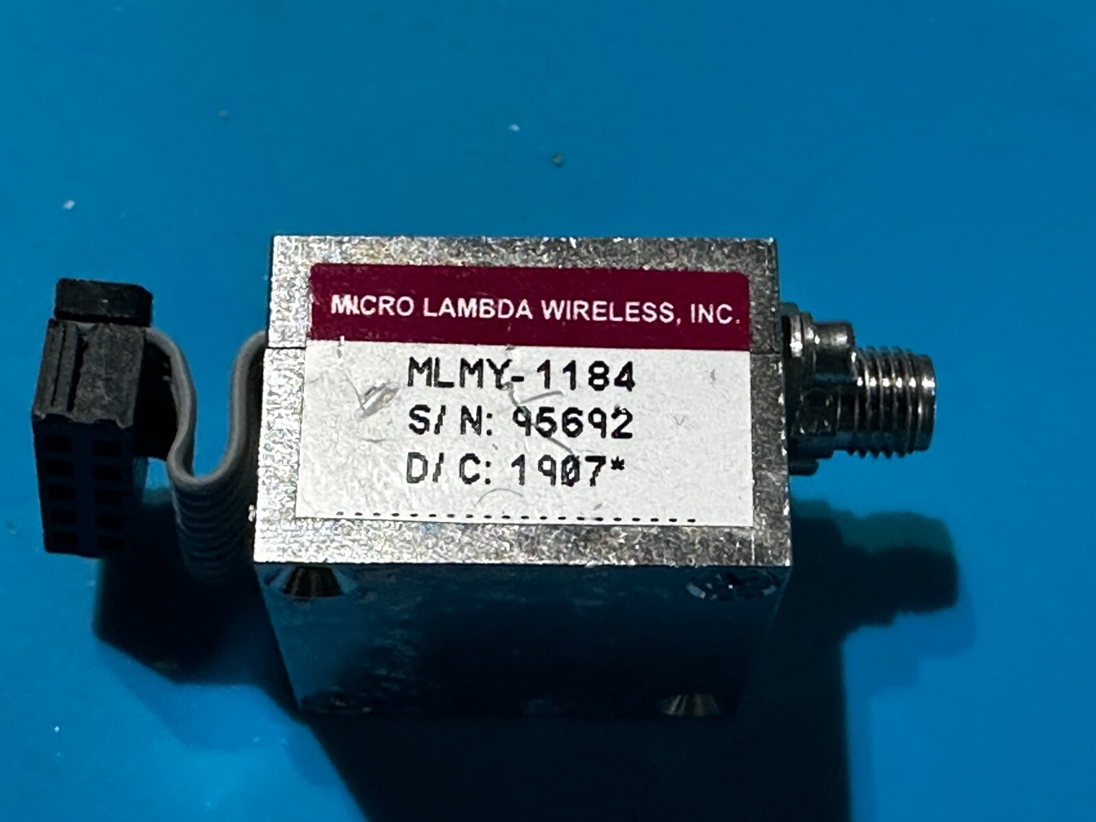 Micro Lambda MLMY-1184 Tektronix YIG Tri-Band Tuned Oscillator (MLMY-1179X )
